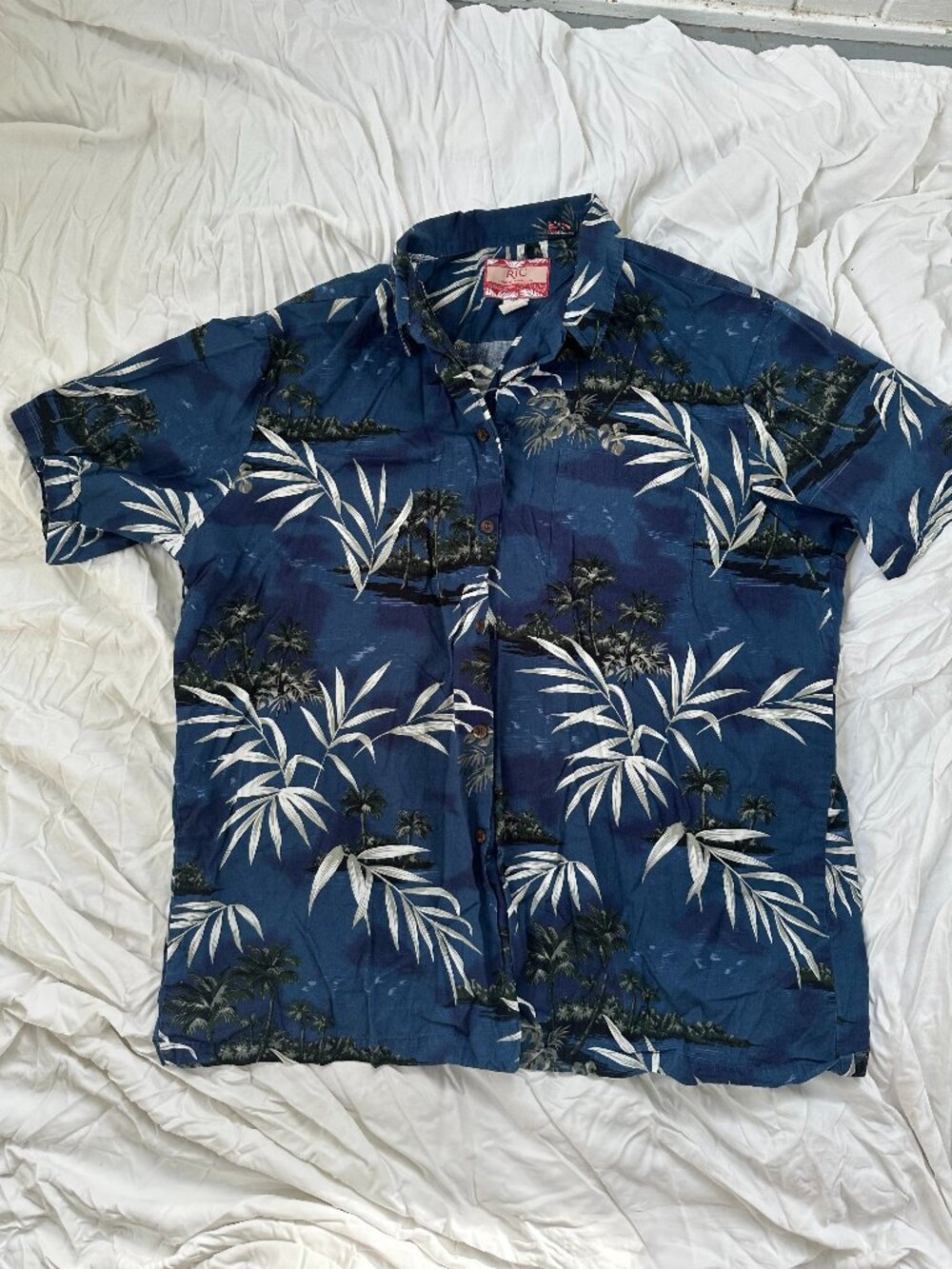 Vintage Blue Hawaiian shirt